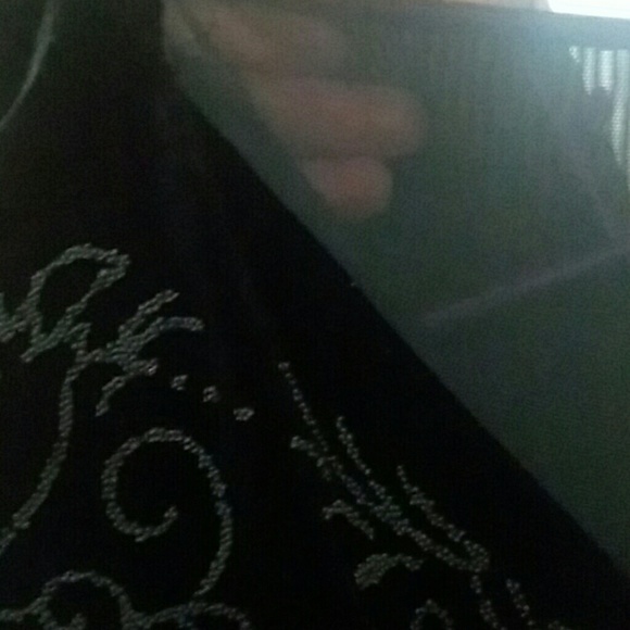 Floor length black gown - Picture 4 of 5